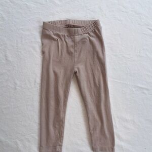 Cozy Tan Kids Leggings